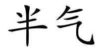 半气的解释