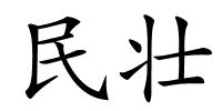 民壮的解释