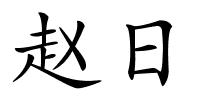 赵日的解释