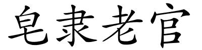 皂隶老官的解释