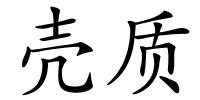 壳质的解释