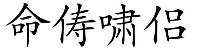 命俦啸侣的解释