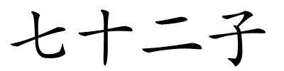 七十二子的解释