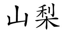 山梨的解释