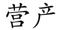 营产的解释