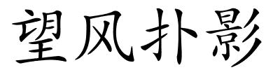 望风扑影的解释