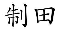 制田的解释