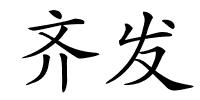 齐发的解释