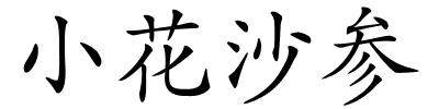 小花沙参的解释