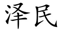 泽民的解释