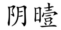 阴曀的解释