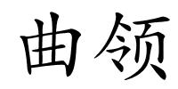 曲领的解释