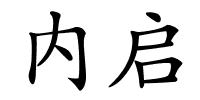 内启的解释