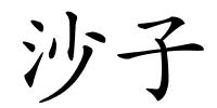 沙子的解释