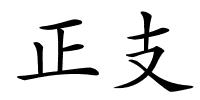 正支的解释