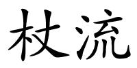 杖流的解释