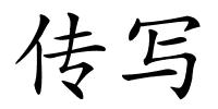 传写的解释