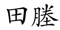 田塍的解释