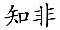 知非的解释