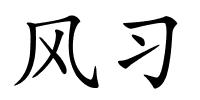 风习的解释