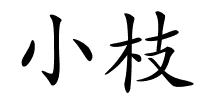 小枝的解释