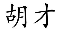 胡才的解释