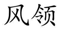 风领的解释