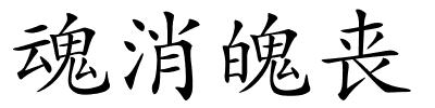 魂消魄丧的解释