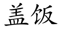 盖饭的解释