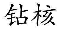 钻核的解释