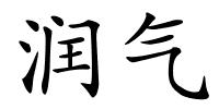 润气的解释