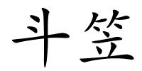 斗笠的解释