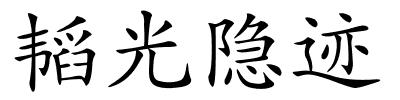 韬光隐迹的解释