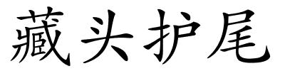 藏头护尾的解释