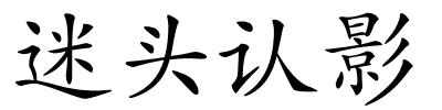 迷头认影的解释