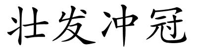 壮发冲冠的解释