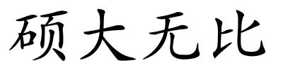 硕大无比的解释