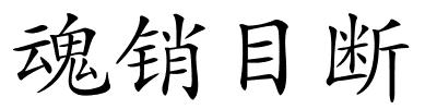 魂销目断的解释