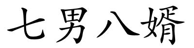 七男八婿的解释