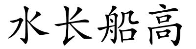 水长船高的解释