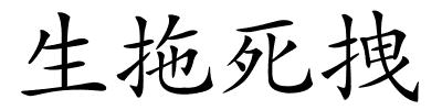 生拖死拽的解释