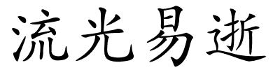 流光易逝的解释