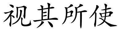 视其所使的解释