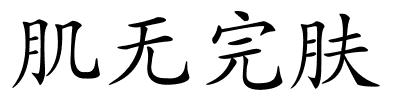 肌无完肤的解释