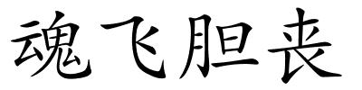 魂飞胆丧的解释