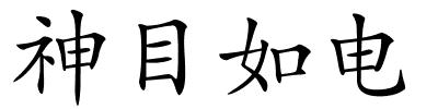 神目如电的解释