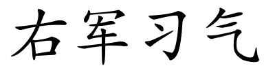 右军习气的解释