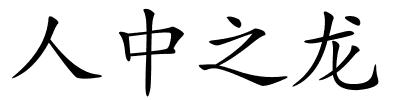 人中之龙的解释