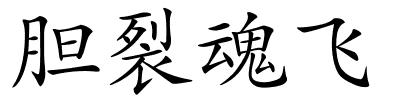 胆裂魂飞的解释