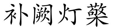 补阙灯檠的解释